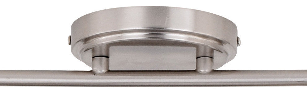 Alto LED Adjustable Ceiling Spot Track Light, Brushed Nickel and Chrome, 6-Light