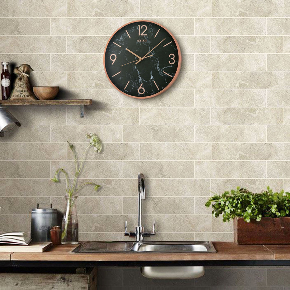 Noir 16" Wall Clock