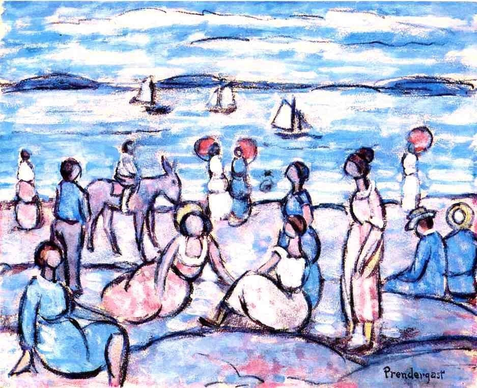 Maurice Prendergast Playing at Salem Massachusetts Wall Decal