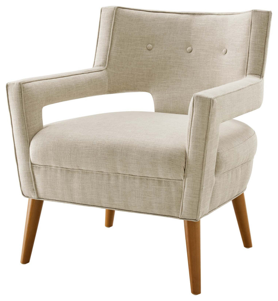 Armchair and Loveseat Sofa Set, Fabric, Beige, Modern, Living Lounge Hospitality