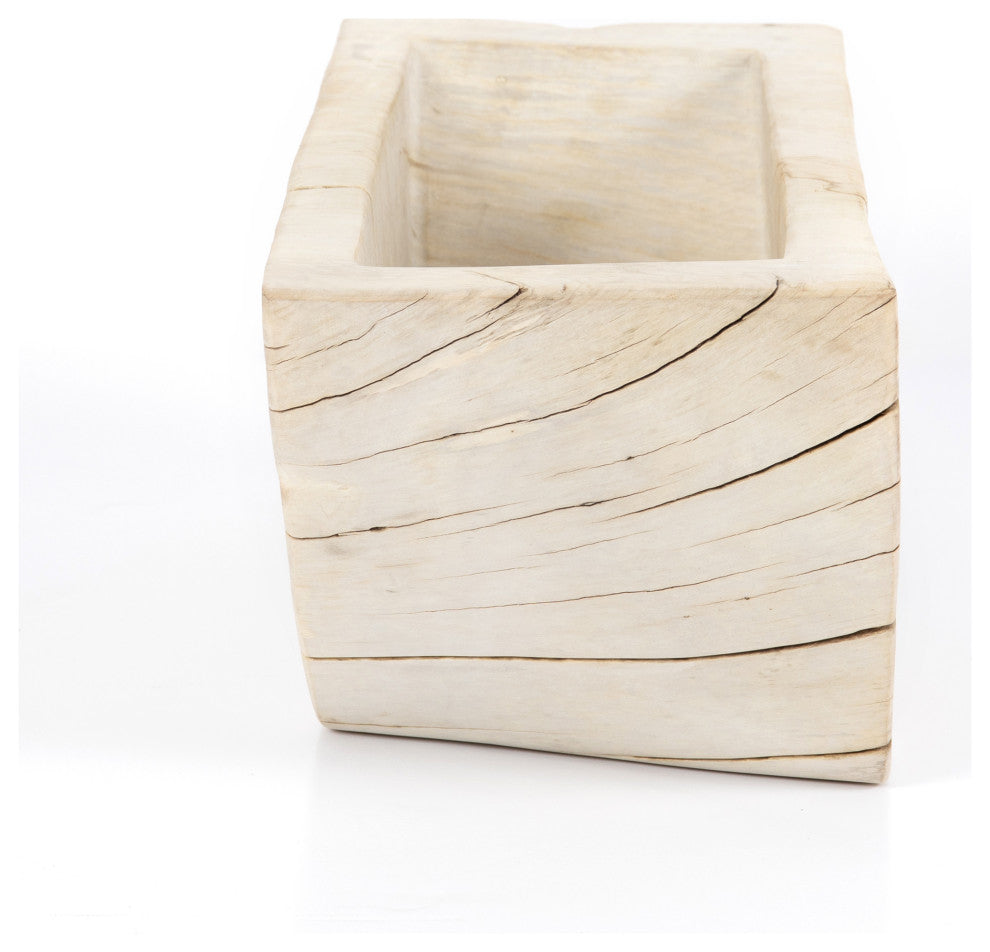 Centro Wood Bowl-Ivory