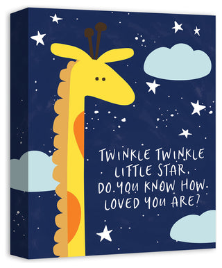 Twinkle Twinkle Little Star 11x14 Canvas Wall Art