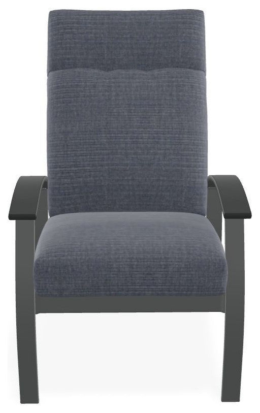 Belle Isle Cushion Outdoor Armchair, Proven Denim/Graphite