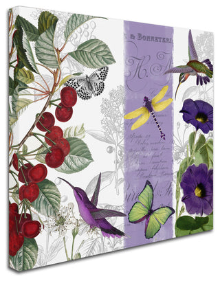 Color Bakery 'Cherry Picked I' Canvas Art, 35"x35"