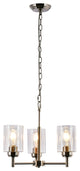 Lazzur Couesnon 3 Light 18" Satin Nickel Chandelier