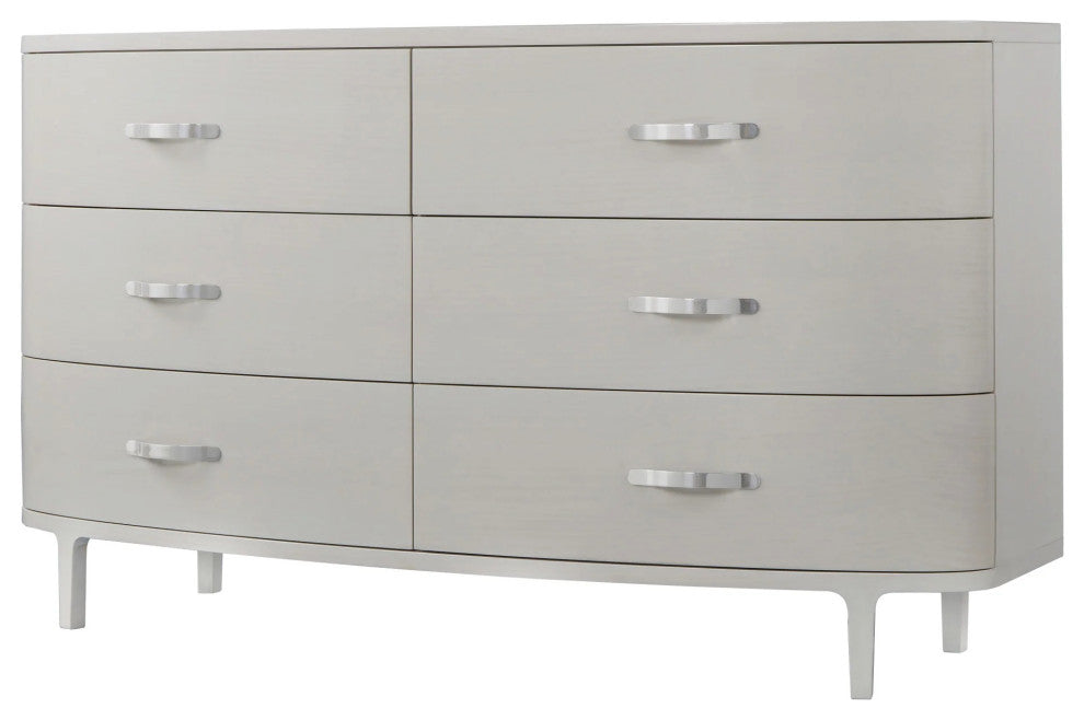 Sonder Living Chelsea Dresser 6 Drawer | White Ash