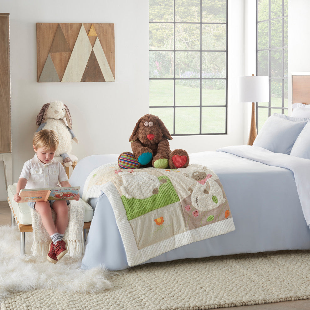 Mina Victory N1214 Plush Animal, Brown, 19" x 24"