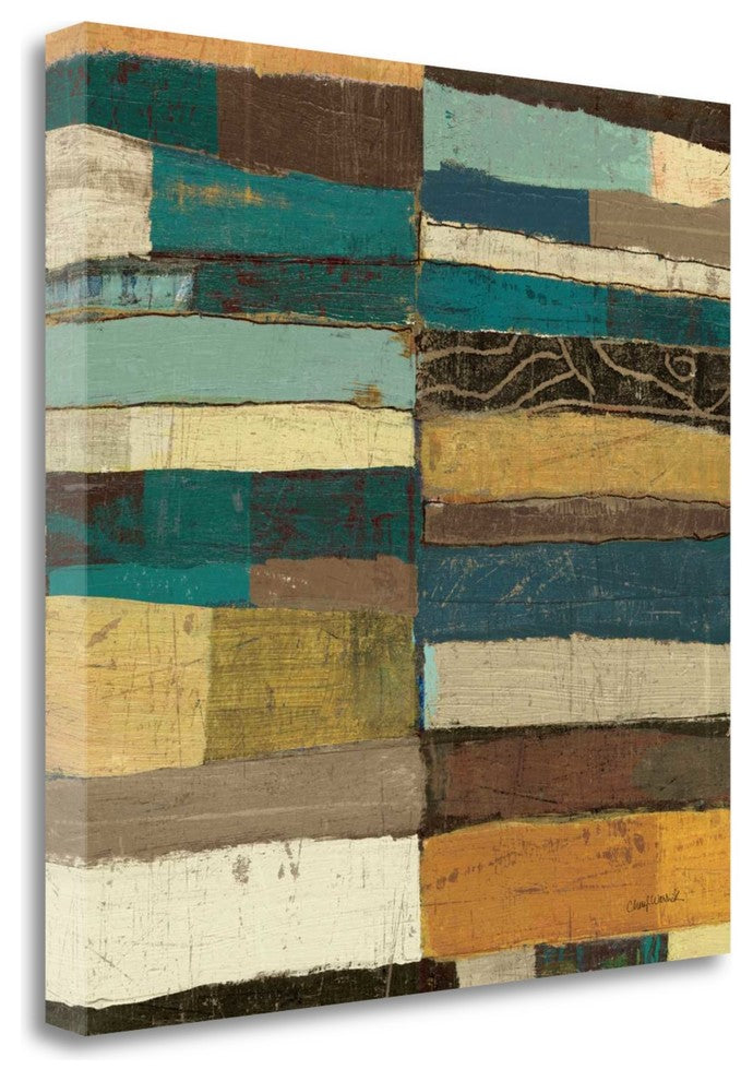 "Eileen V Blue" By Cheryl Warrick, Giclee Print on Gallery Wrap Canvas