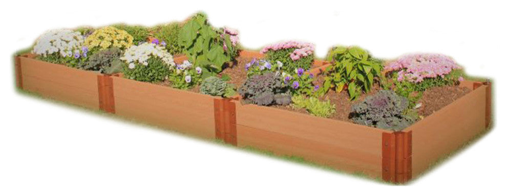 Tool-Free Classic Sienna Raised Garden Bed 4'x12'x11ï¿½, 2ï¿½ profile