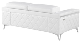 Mia Top Grain Italian Leather  Loveseat