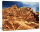 Rocky Terrain under Blue Sky, African Landscape Canvas Art Print, 60"x28"