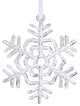 Vickerman M110212 12" Clear Acrylic Snowflake Christmas Ornament