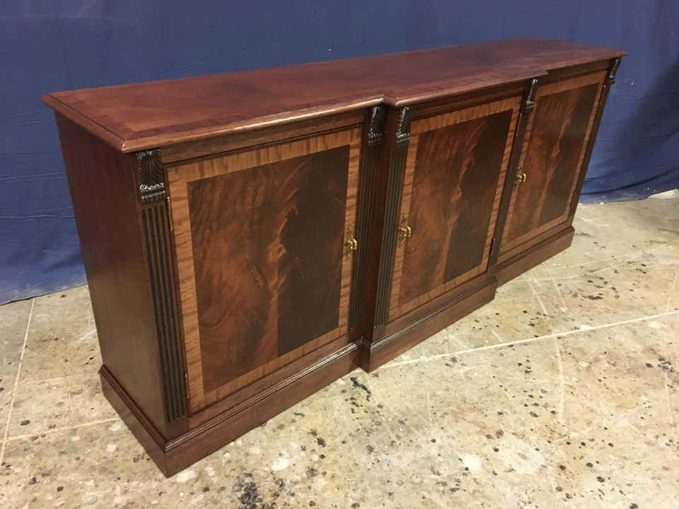 Mahogany Traditional Three Door Buffet by Leighton Hall