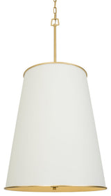 Varaluz 364F09 Coco 9 Light 20"W Pendant - Matte Black / French Gold