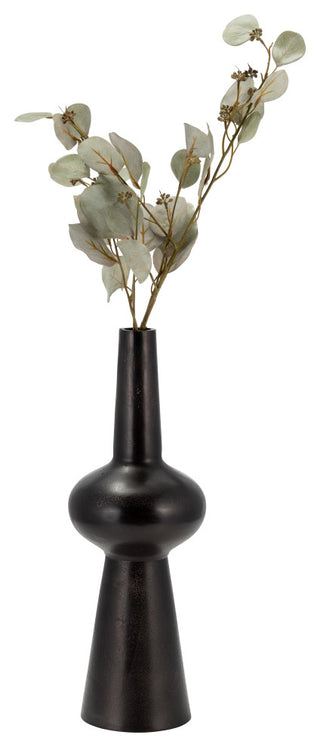 Metal, 19"H Vintage Vase, Bronze