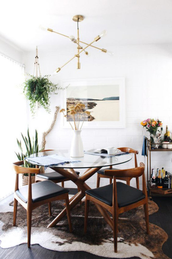 Modern Wooden Dining Chair, Walnut