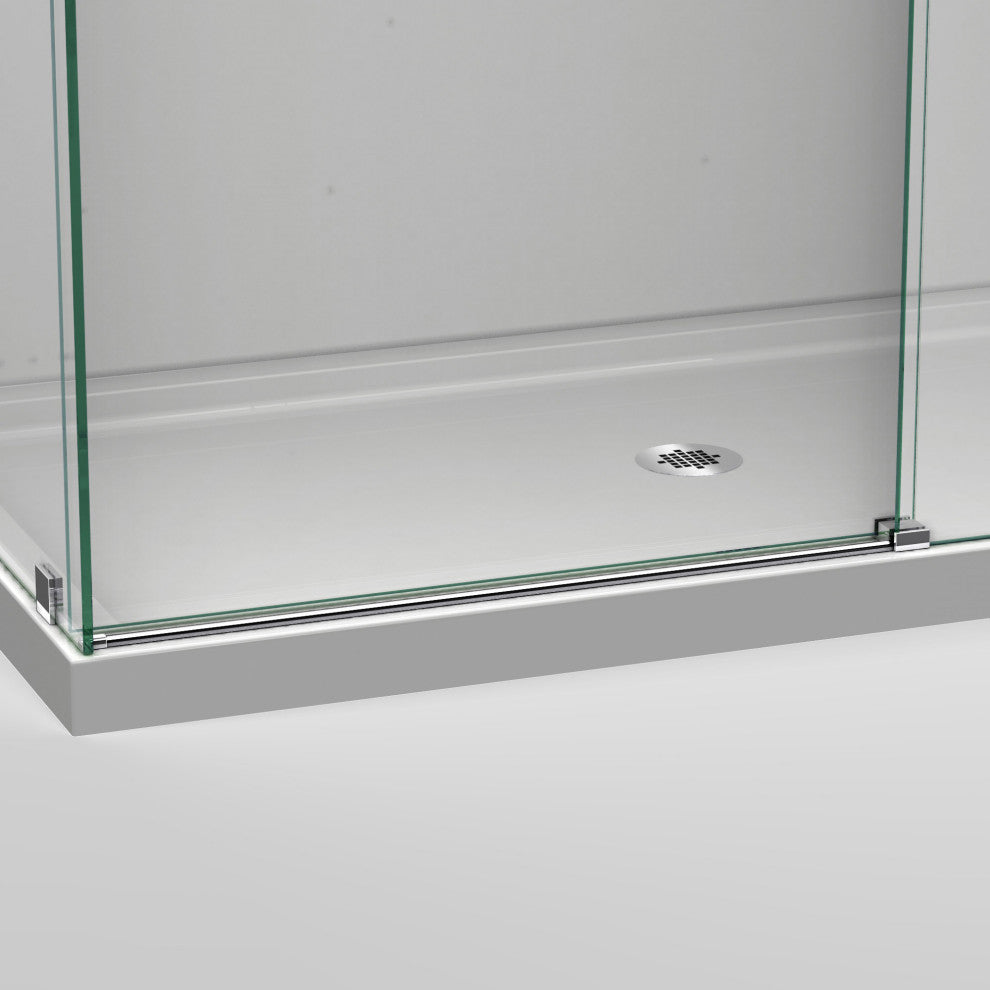 Dreamline Enigma Air 60-3/8"x34-3/4" Frameless Shower Enclosure