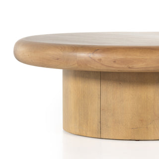 Zach Coffee Table-Burnished Parawood