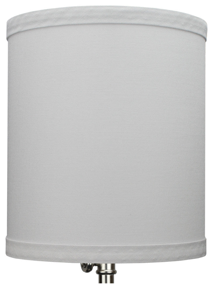 Fenchel Shades 6"x6"x7" Spider Attachment Drum Lamp Shade, Linen Shadow