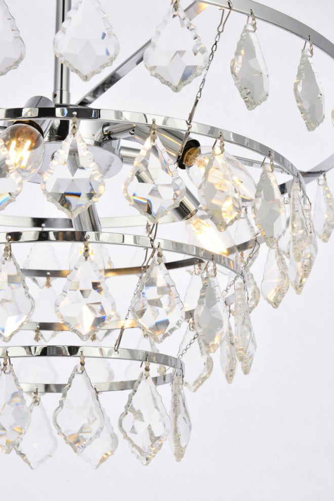 Evan 20" Pendant, Chrome