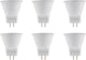 Elitco Lighting MR11LED101-6PK Dimmable 3 W LED MR11 Light Bulb 3000K, Pack of 6