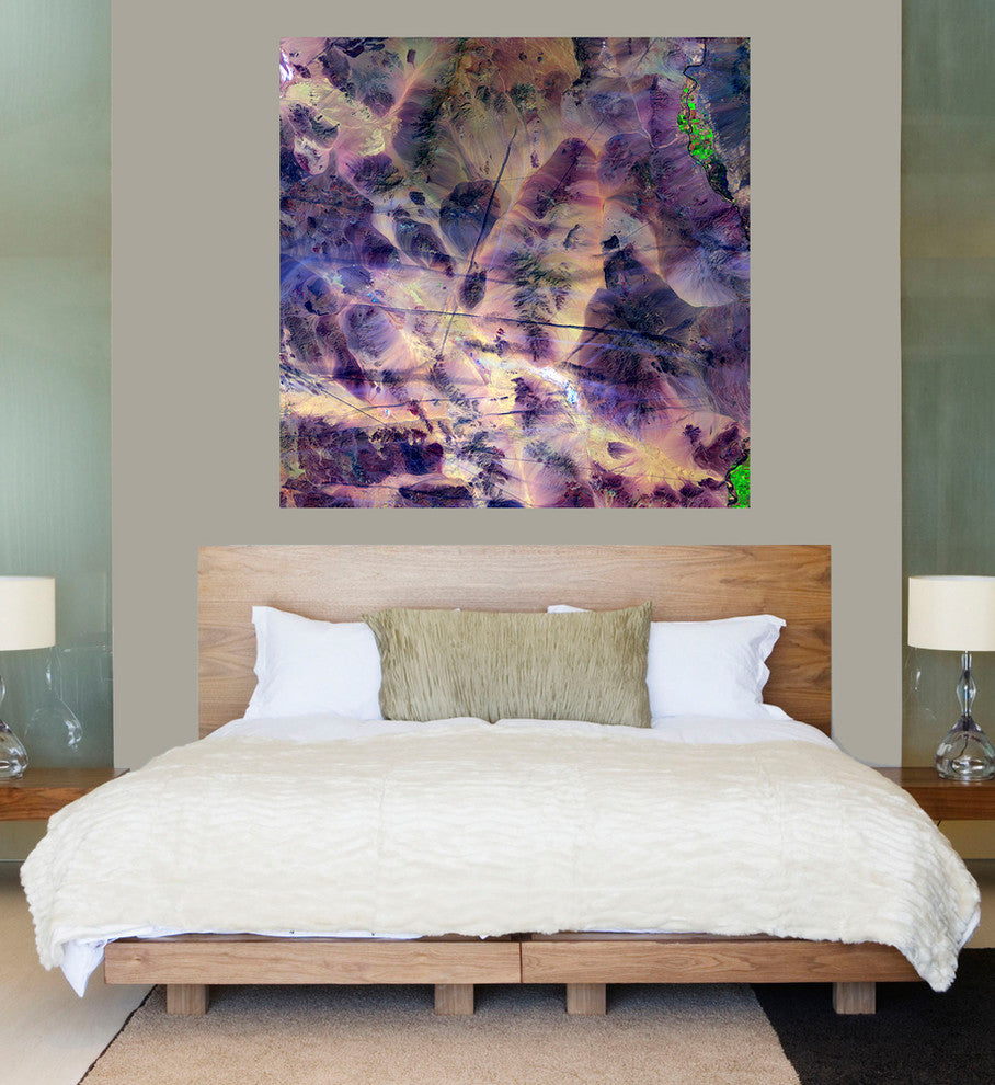 Epic Graffiti "Earth As Art: Contrails" Giclee Canvas Wall Art, 12"x12"