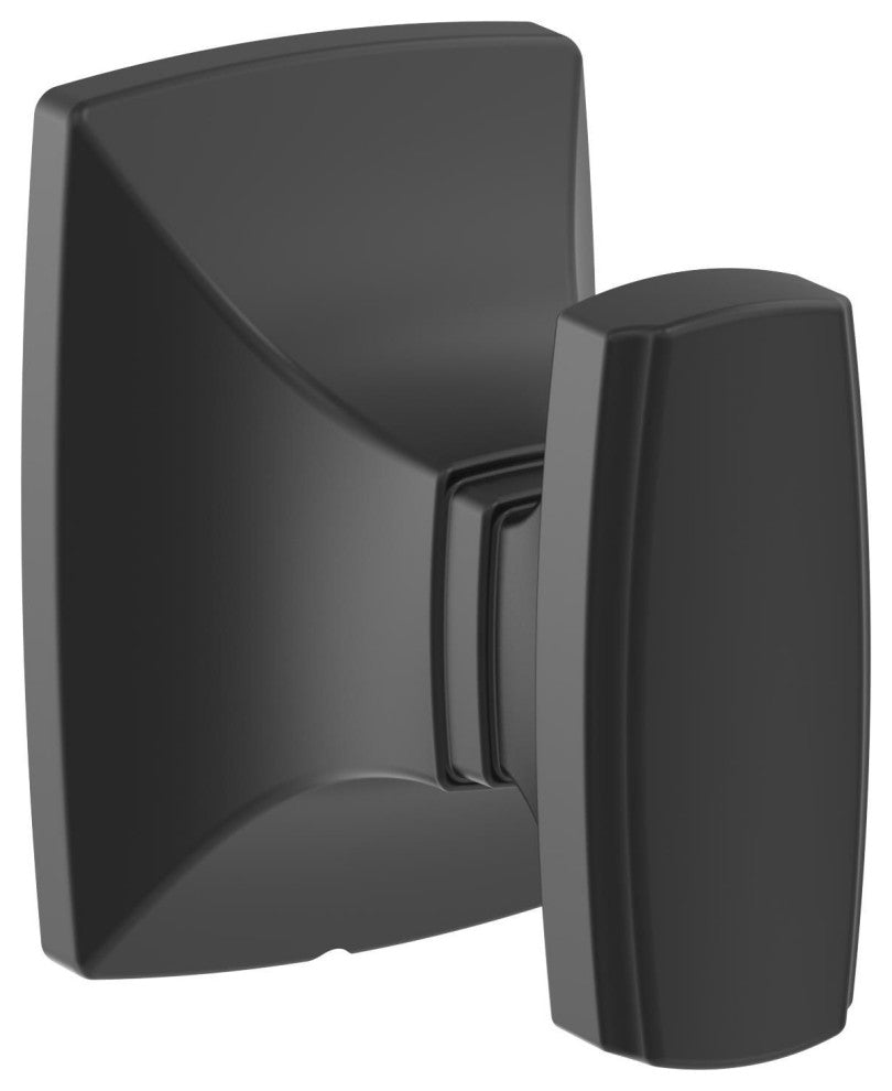 Highland Ridge Transitional Single Robe Hook, Matte Black