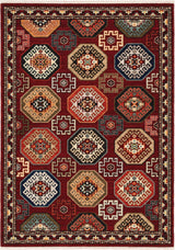 Oriental Weavers Lilihan Indoor Rug Red/ Multi 5'3" X 7'6"