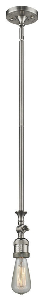 Innovations Lighting 206Nh-Sn-Led 1 Light Dimmable Led Mini Pendant