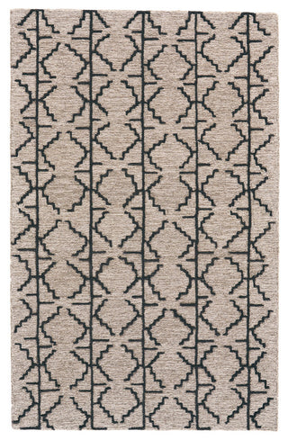 Weave & Wander Fadden Rug, Charcoal/Gray, 5'x8'