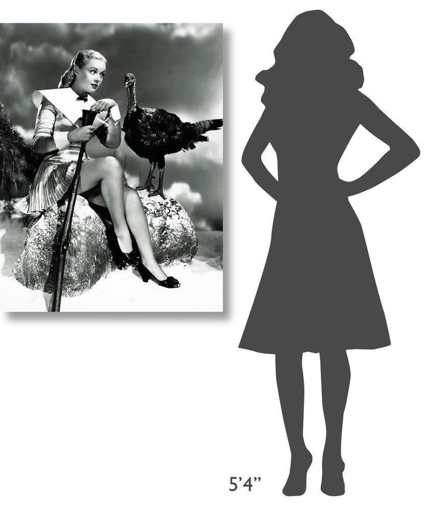 "Doris Day with a Thanksgiving Turkey" Canvas by Hollywood Photo Archive, 31x40"