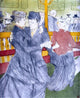 Henri De Toulouse-Lautrec Dancing at the Moulin Rouge Gallery Wrapped Canvas