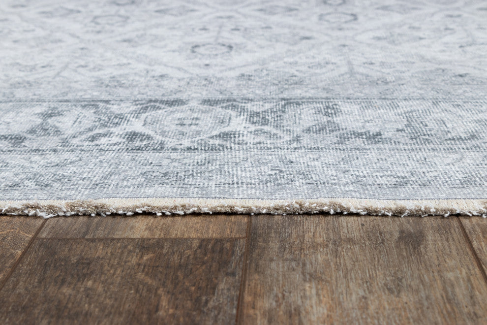 Momeni Chandler Cotton Polyester Traditional Grey Rug 4' X 6'
