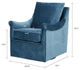 Deanna Swivel Chair, MP103-0243