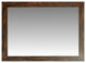 Rustic Heavily Distressed Wood Mirror, Sedona, 30"x40"