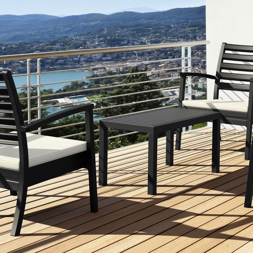 Compamia Ocean Outdoor Coffee Table, Black