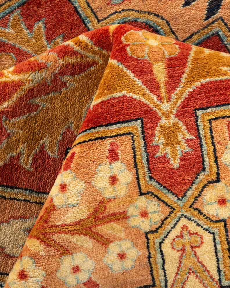 Mogul, One-of-a-Kind Hand-Knotted Area Rug  - Pink, 8' 2" x 10' 0"