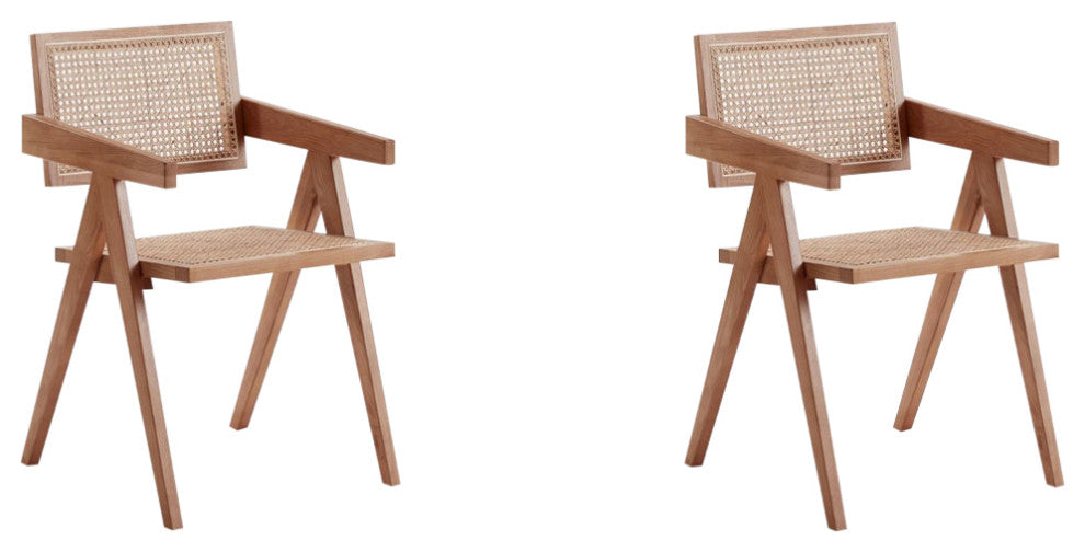 Manhattan Comfort Hamlet Dining Arm Chair, Set of 2