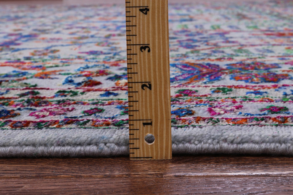 8' 11" X 12' 2" Persian Ziegler Handmade Wool & Silk Rug - Q13719