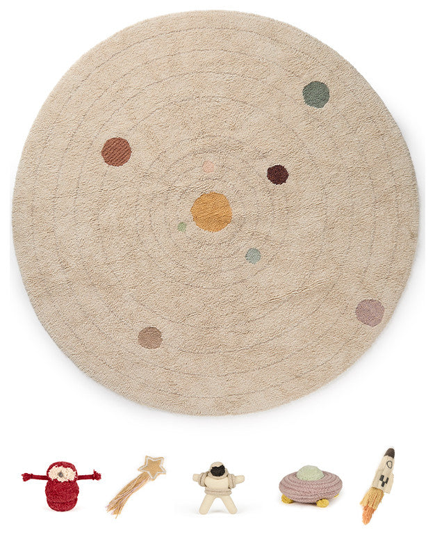Solar System Washable Play Rug