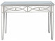Silver Glass Mirror Console Table