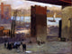George Wesley Bellows Lone Tenement, 21"x28" Gallery Wrapped Canvas Print