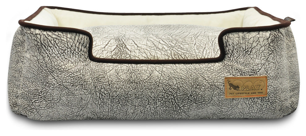 Lounge Bed Savannah, Grey, Small