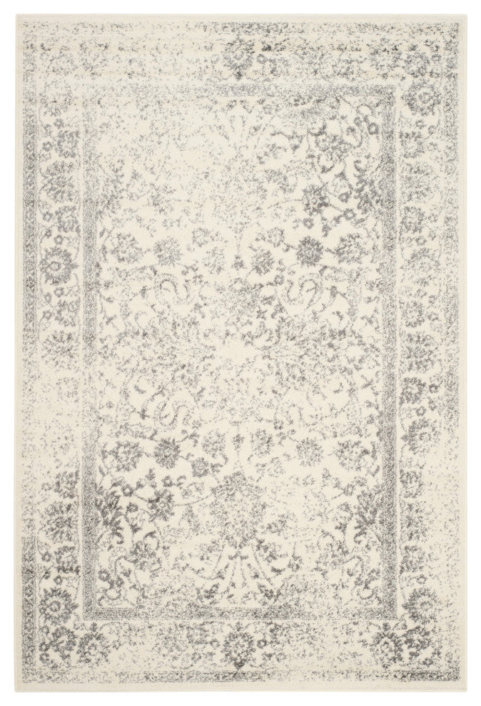 Safavieh Adirondack Adr109C Rug, Ivory/Silver, 6'0" X 9'0"