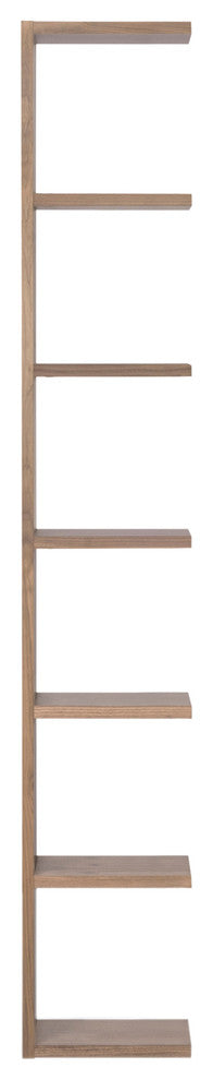 Block Modern Modular Cube Add-On Shelves, Natural Walnut