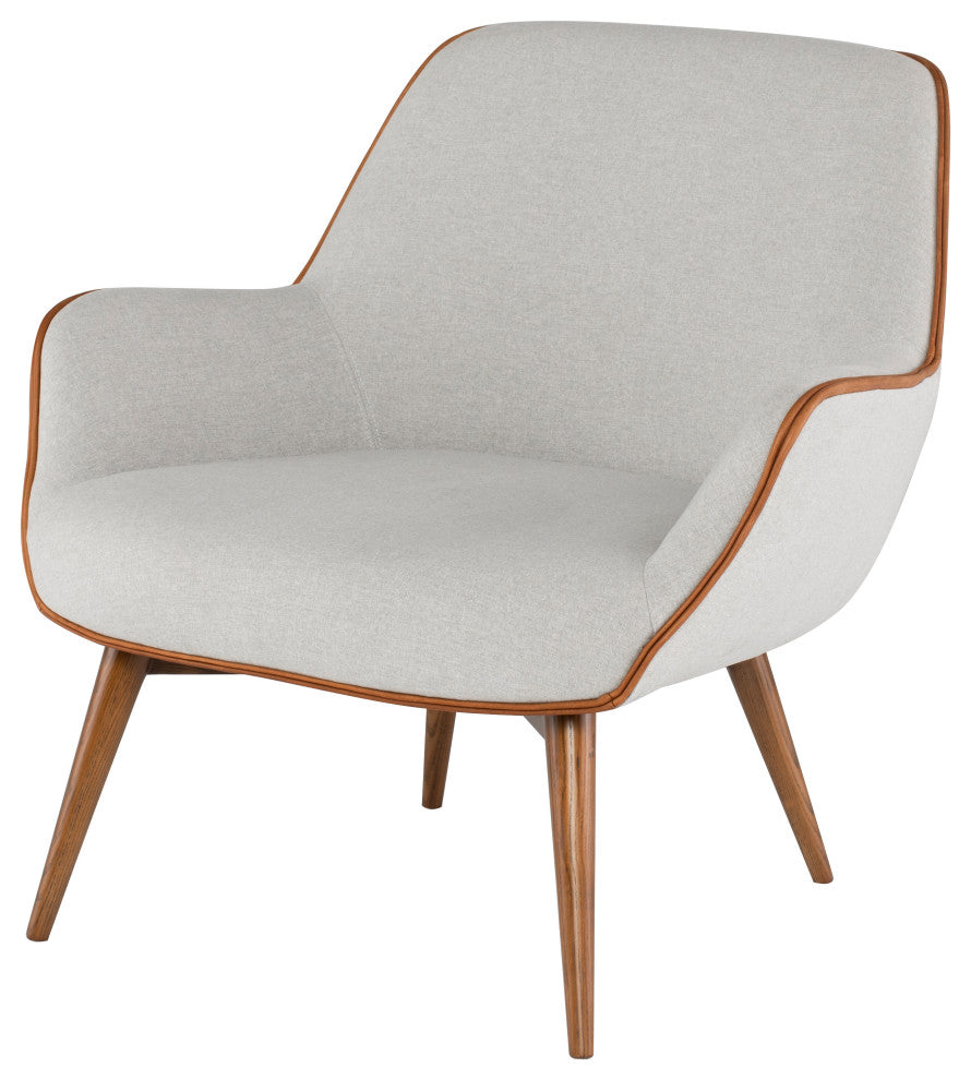 Gretchen Stone Grey Fabric Occasional Chair