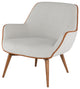 Gretchen Stone Grey Fabric Occasional Chair