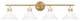 Visual Comfort Studio Belcarra Four Light Bath