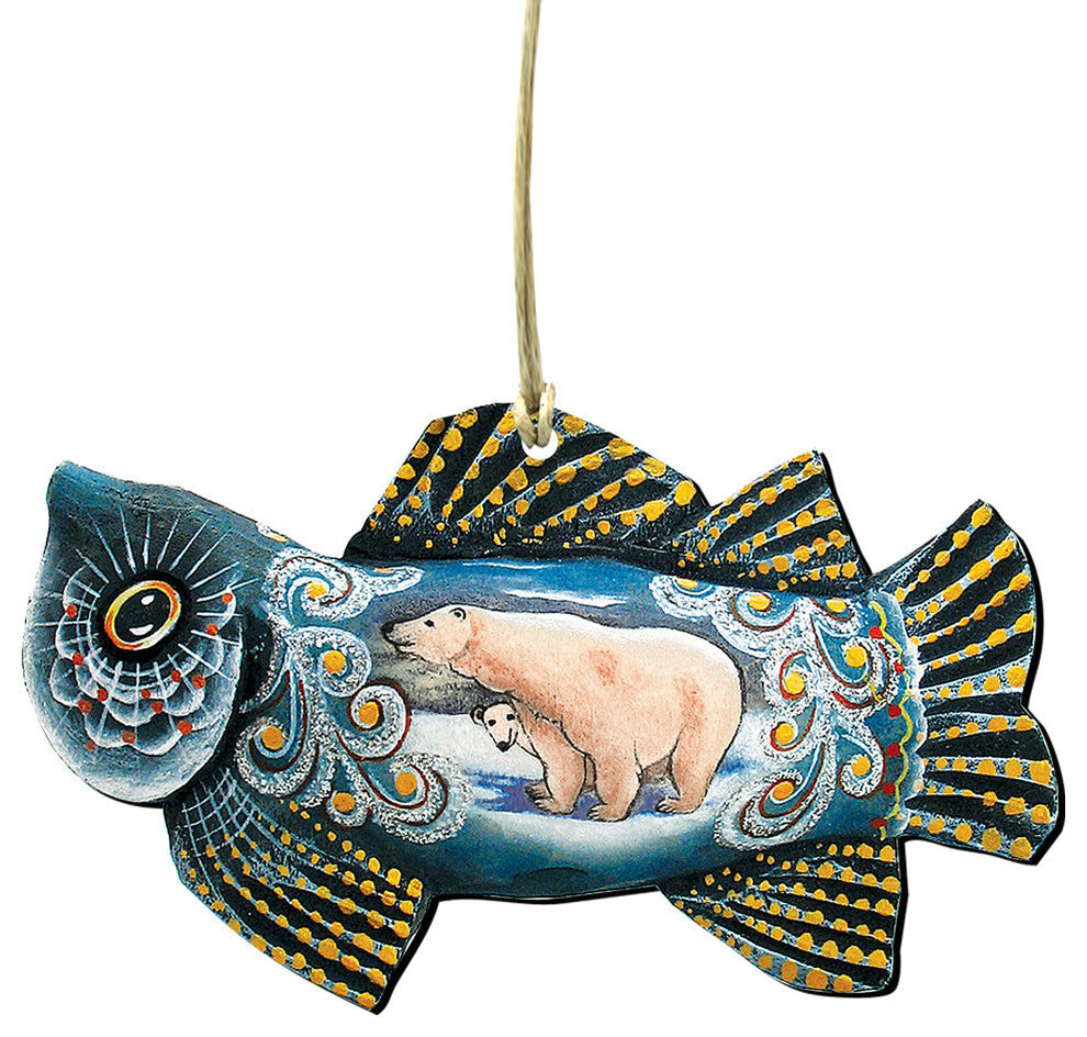 Frosty Fish Ornament