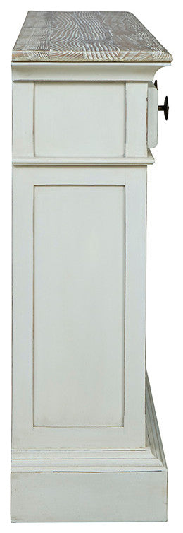 Oceanside 72" Wide Mahogany Console, White